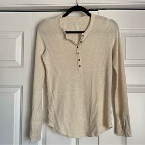 Aerie waffle knit top
